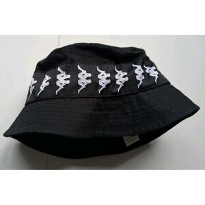 Kappa Unisex Banda Bzahlab Bucket Hat Black Size 59 Streetwear